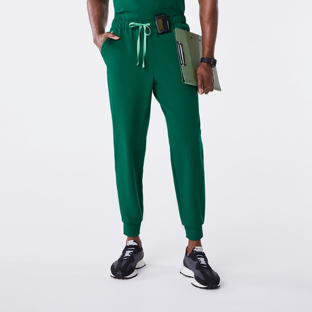 Mens Figs Tansen Jogger Scrub pants, medium, hunter green color